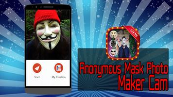 anonymous mask photo maker cam Affiche
