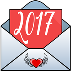 messages new year 2017 icono