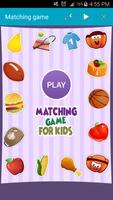 Mind game for kids - match them Affiche