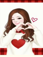 Poster sweet Laura girl wallpapers