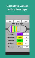 Resistor Color Code Calculator capture d'écran 1