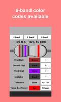 Resistor Color Code Calculator Ekran Görüntüsü 2