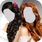 Bridal Hairstyle Photo Montage icône