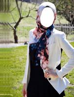 Hijab Scarf Photo Montage Plakat