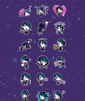 Anna Blue - Chat Stickers 截图 1