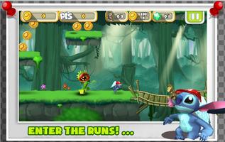 3D The Blue Adventures Rush Lilo the Jungle screenshot 1