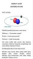 Bahan Ajar Listrik Statis SMP capture d'écran 1