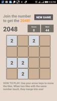 2048 Puzzle Game Affiche