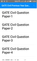 Civil Engineering GATE Exam. Affiche