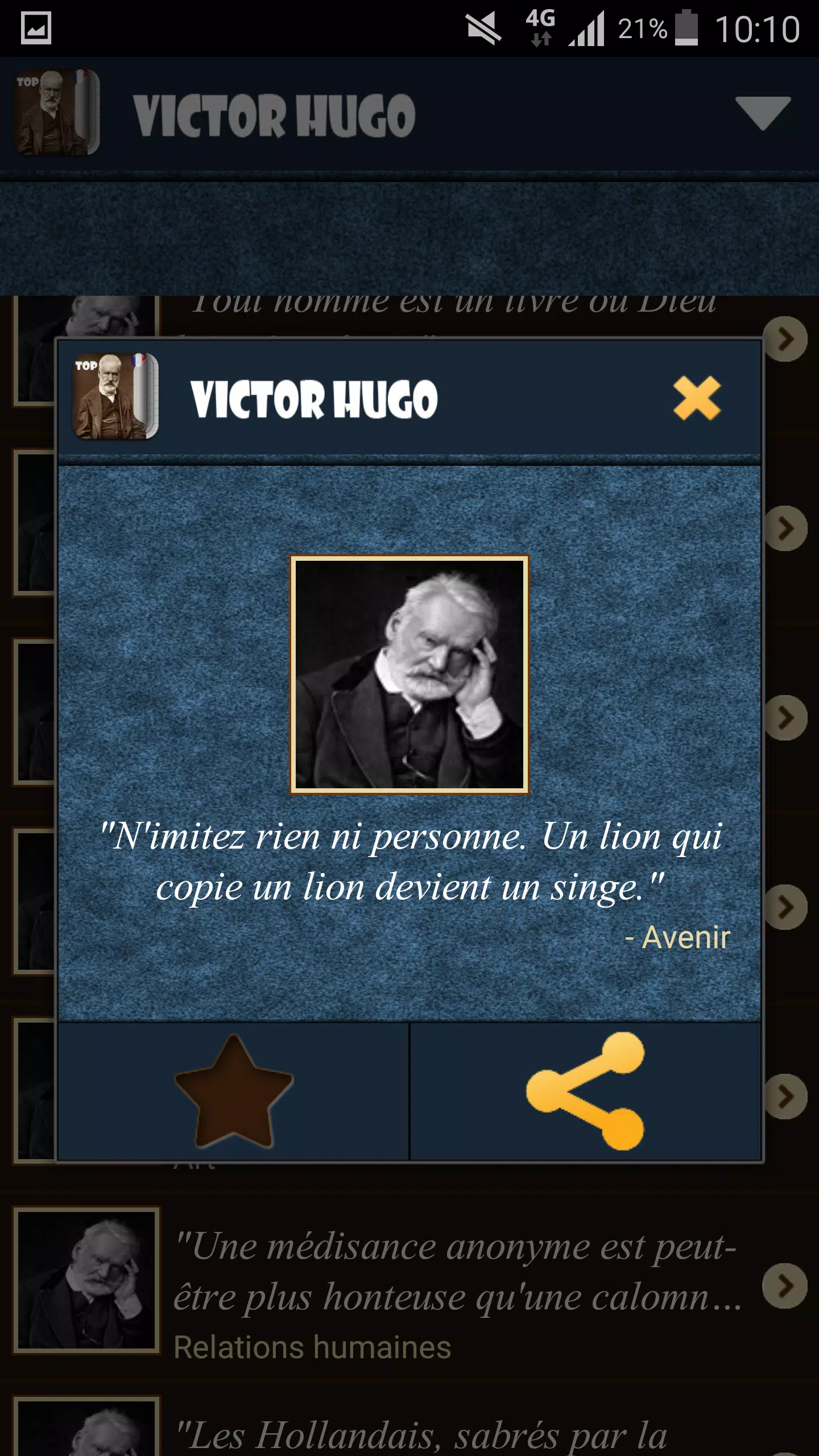 773 Citations Victor Hugo For Android Apk Download