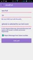 droidPoll - SMS Poll Manager screenshot 1