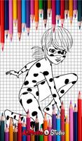 How to Draw Miraculous Ladybug step by step Affiche