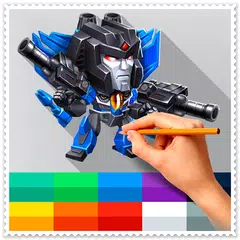 Coloring Robot Trans Characters APK download