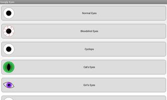 برنامه‌نما Googly Eyes عکس از صفحه