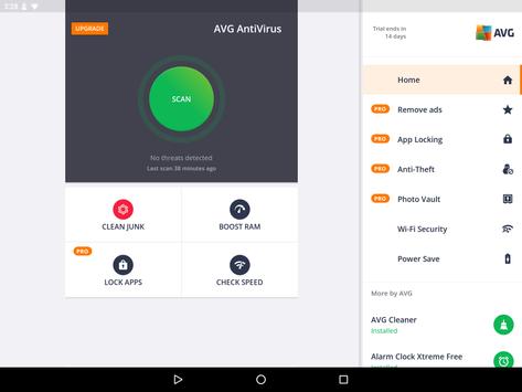 AVG AntiVirus FREE for Android Security 2018 apk screenshot