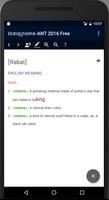 ANT Dictionary 2016 Free imagem de tela 3