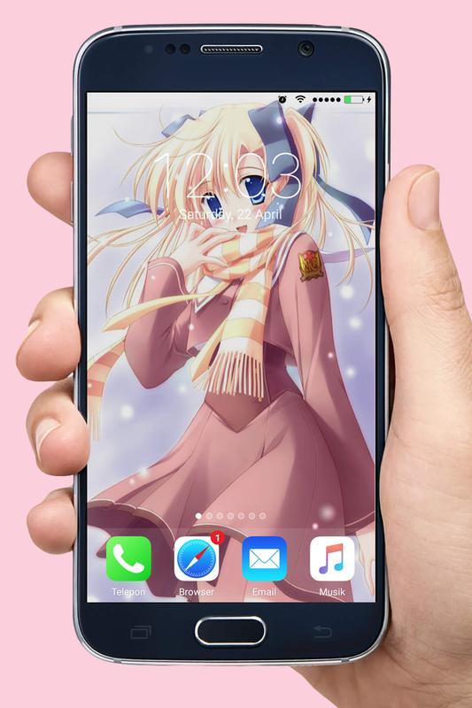 Cute Anime Girl Wallpaper Apk Screenshot Cute Anime Girl Wallpaper Apk Screenshot