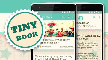 Diary - Little books theme تصوير الشاشة 1