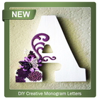 DIY Creative Monogram Letters icône