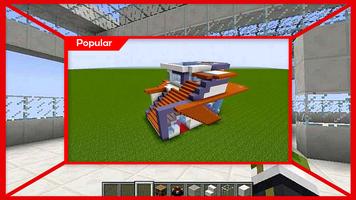 Futuristic House Minecraft syot layar 3