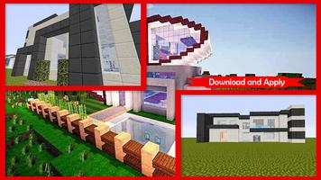 برنامه‌نما Futuristic House Minecraft عکس از صفحه
