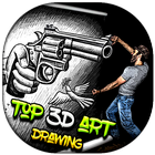 Amazing 3D Art Drawing icono