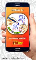 Poster How To Draw Minecraft 2017