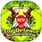 TOP Defense Base COC TH8 아이콘