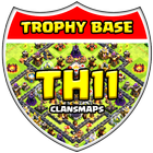 TOP Maps Trophy Base COC TH11 أيقونة