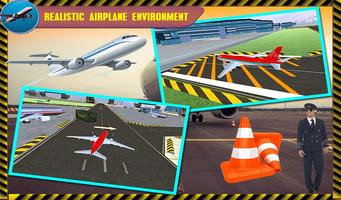 Parking Airplane Sim 3D 2017 ภาพหน้าจอ 2