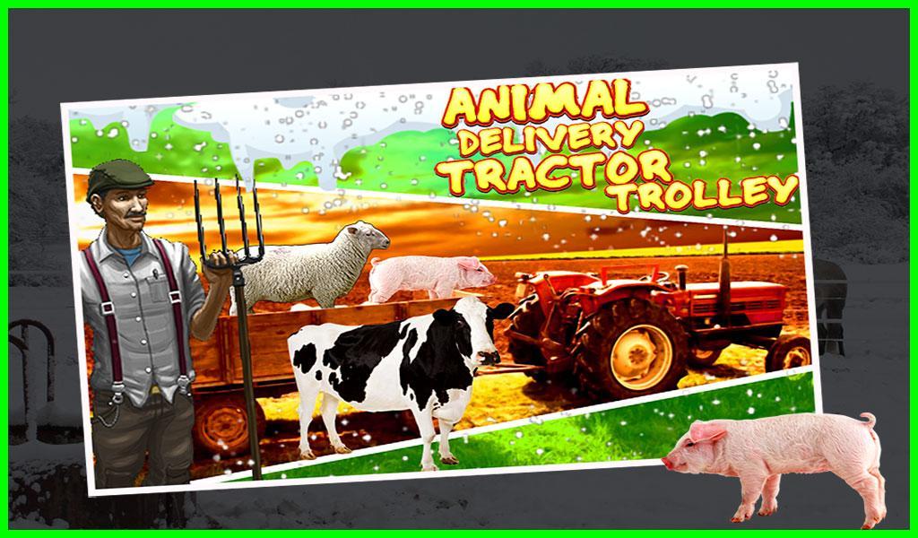 Ферма 18 андроид. Трактор с животными. Трактор прицеп на ферме животные.. Синий трактор и животные на ферме раскраска.