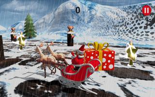 Santa lái chạy 3d bài đăng