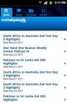 Cricket People.com capture d'écran 1