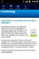 Cricket People.com capture d'écran 2