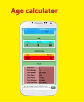 Age Calculator - Calculate Age in year,days,hours plakat