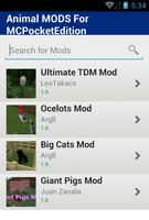 Animal MOD For MCPocketEdition ภาพหน้าจอ 1