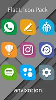 Flat L Icon Pack syot layar 2