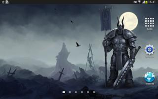 Knight Dark Fantasy LWP Animated Live Wallpaper screenshot 1