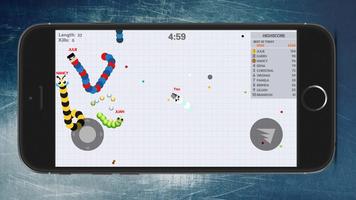 Snake IO Slither Worm 截图 1