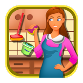 Cleaning Kitchen icon