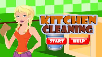 Cleaning Kitchen پوسٹر