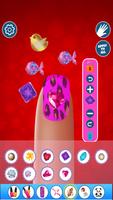 Nails Paiting Games Affiche