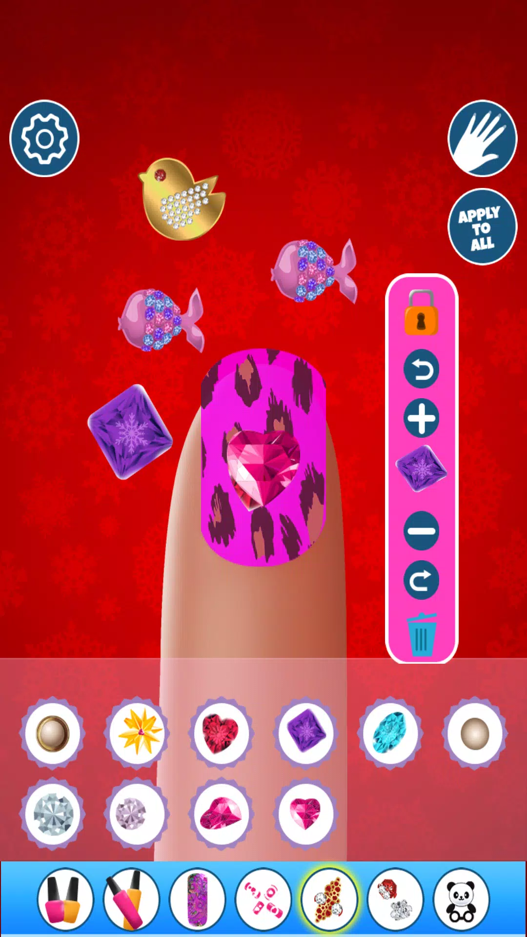 Jogo de pintar unhas salão de beleza 3D versão móvel andróide iOS