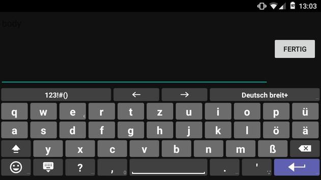 German for AnySoftKeyboard 海报