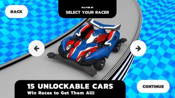 miniRacer - Tamiya liked Toy Car Racing Game capture d'écran 1