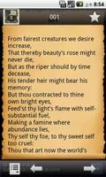 Sonnets by Shakespeare स्क्रीनशॉट 3