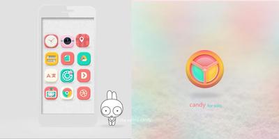 Candy Solo Theme & Icons Affiche