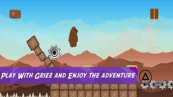 Grizz The Bear in Super Runner Bare Bear Adventure ảnh chụp màn hình 2