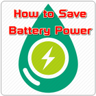 How to Save Battery Power آئیکن