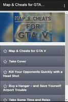 Map & Cheats for GTA V Affiche
